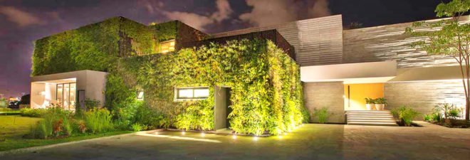 Ezequiel Farca Architects, Vallarta House, homes in puerta vallarta, green roofs, green walls, living walls, vertical living walls, green rooftop, seaside homes, seaside architecture, interior design, mexican architecture, home design, natural materials, passive heating, passive cooling, passive design, sustainable design,