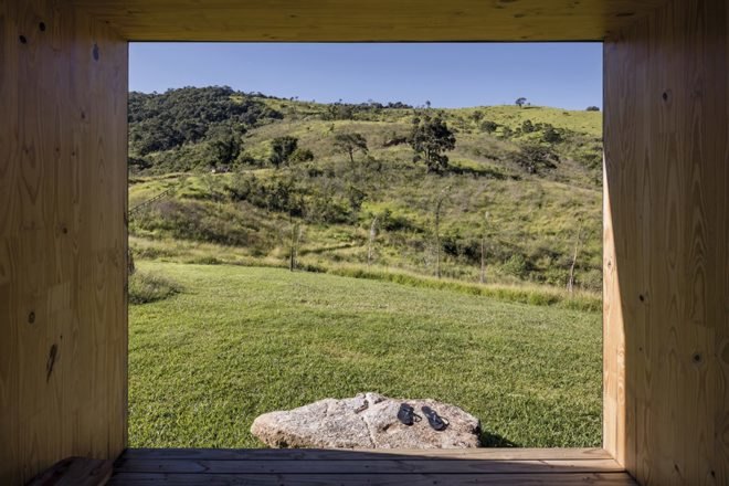 Casas de Catuçaba cabins, Fazenda Catuçaba AirBnB, MINIMOD Airbnb, Serra do Mar State Park hotel, Serra do Mar State Park cabins, Minimod in Brazil, Minimod at Fazenda Catuçaba, MINIMOD Catuçaba, off grid AirBnB rental, prefabricated eco cabin