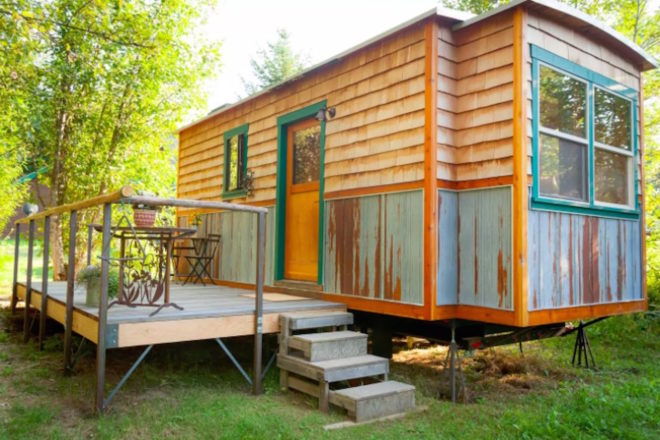 mobile home, architecture, tiny home, Idaho tiny home