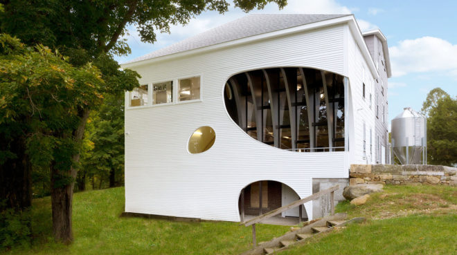 LineSync Architecture, Hampshire Country School, green renovation, New Hampshire, energy efficiency, green school, natural light, green architecture, wood pellets