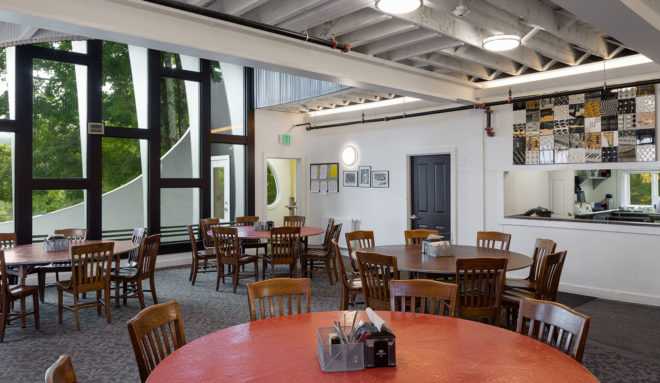 LineSync Architecture, Hampshire Country School, green renovation, New Hampshire, energy efficiency, green school, natural light, green architecture, wood pellets