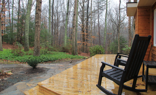 Thrive Architecture, Hickory House, green renovation, Virginia, cedar cladding, cedar, timber cladding, from locally sourced wood, green architecture, LEED lighting, low-flow plumbing