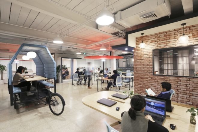 Sliced House by People’s Architecture Office, Xiaozhu office by People’s Architecture Office, Xiaozhu Sliced House, Xiaozhu Beijing office, People’s Industrial Design Office, People’s Industrial Design Office custom furniture, tricycle house,