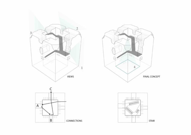 2017 European Mies van der Rohe Award, Kalø Slotsruin, Kalø Slotsruin visitor access, Kalø Slotsruin staircase, prefabricated staircase, restoring access to historical ruins, brick medieval ruins in Denmark, Kalø Slotsruin intervention by MAP Architects,