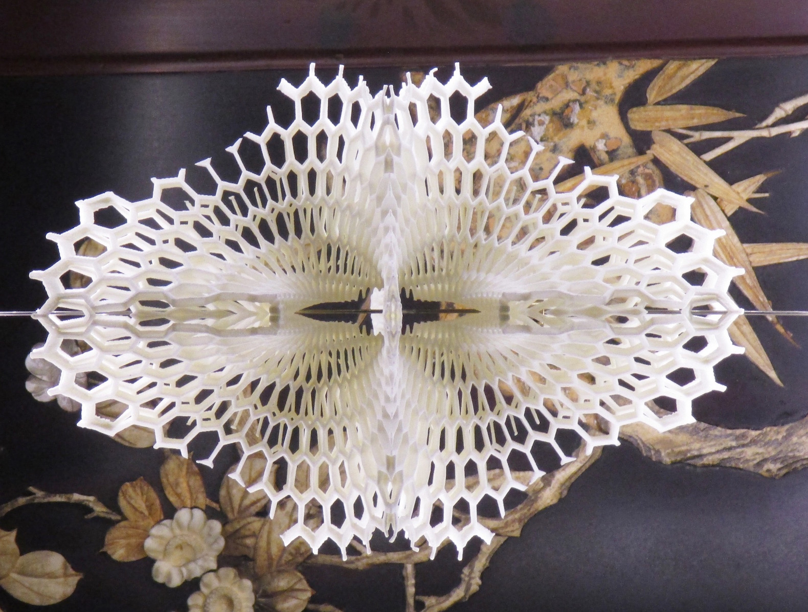Lace LED by Margot Krasojević, 3D printed lamp, 3D printed LED light diffuser, Lace LED, 3d printed Lace LED, 3d printed lighting