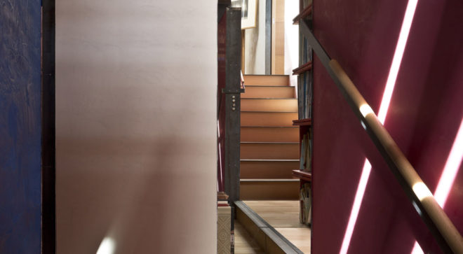 Murphy House, Richard Murphy Architects, solar power, Edinburgh, monopitch, solar panels, photovoltaic cells, rainwater harvesting, shutters, irrigation, grey water, grey water storage, green architecture