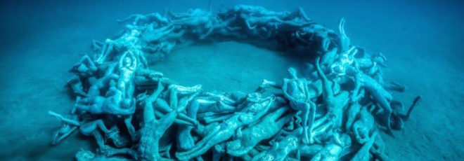 Museo Atlantico, Museo Atlantico installations, Museo Atlantico opening, Museo Atlantico by Jason de Caires Taylor, artificial reef museum, underwater museum, Europe underwater museum, Human Gyre underwater, Lanzarote underwater museum