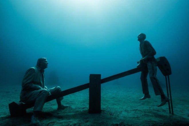 Museo Atlantico, Museo Atlantico installations, Museo Atlantico opening, Museo Atlantico by Jason de Caires Taylor, artificial reef museum, underwater museum, Europe underwater museum, Human Gyre underwater, Lanzarote underwater museum
