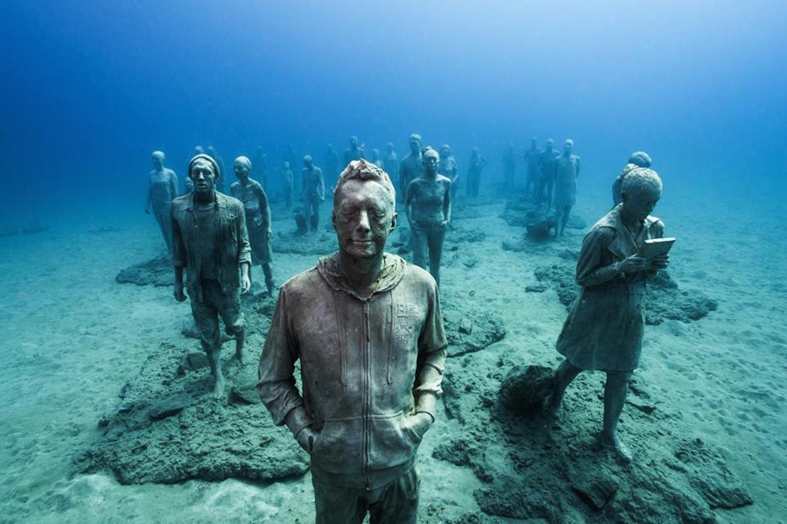 Museo Atlantico, Museo Atlantico installations, Museo Atlantico opening, Museo Atlantico by Jason de Caires Taylor, artificial reef museum, underwater museum, Europe underwater museum, Human Gyre underwater, Lanzarote underwater museum