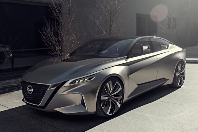 nissan, nissan vmotion 2.0 concept, nissan concept, 2017 detroit auto show, detroit auto show, self-driving technology, autonomous technology, green car, green transportation