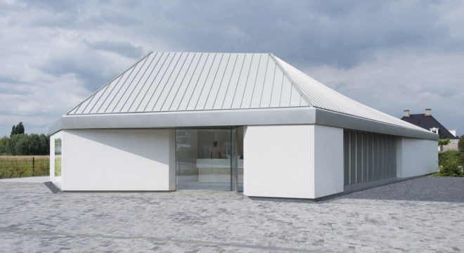 Ortho Wijchen, dental clinic, natural light, birch, wood furniture, Studio Prototype, skylights, green architecture, the Netherlands