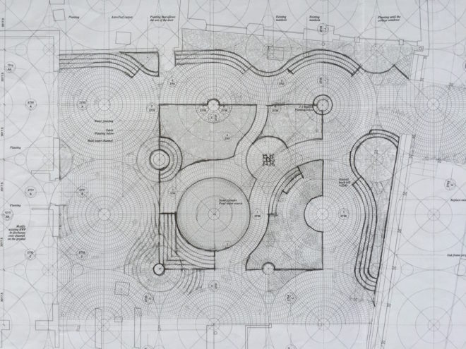South London Gallery garden, South London Gallery garden by Gabriel Orozco, Gabriel Orozco garden design, Gabriel Orozco London work, landscape design at South London Gallery