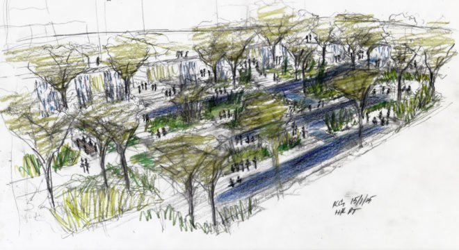 Taikoo Place by Gustafson Porter + Bowman, Taikoo Place in Hong Kong Taikoo Place park, LEED Platinum Taikoo Place, Hong Kong green space, Hong Kong park, Hong Kong native species, Hong Kong landscape architecture