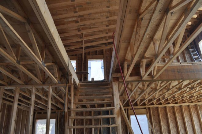 Wood Duck by Atelier l'Abri, Wood Duck self build project, Wood Duck in Bolton, Wood Duck architecture, self built cabin, cost effective cabin design, hemlock spruce cabin, hemlock spruce building material