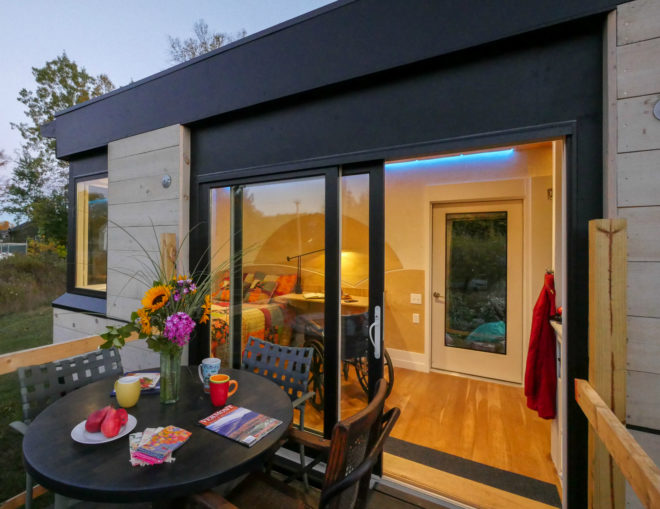 LineSync Architecture, Wheel Pad, wheelchair-friendly tiny house, accessible tiny home, tiny home design, adaptable architecture, accessible architecture, social design, green design, adaptable home design, wheelchair access, home on wheels