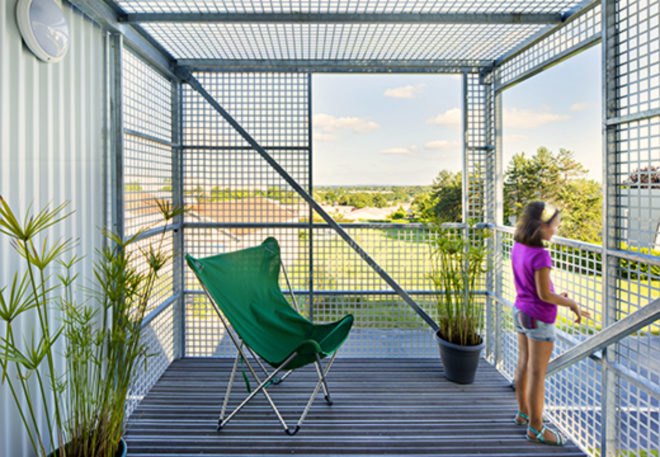 Poggi + More, More Architecture, social housing, white clouds social housing, social design, urban design, architecture, green design, community-focused design, low income housing, block homes, screen balconies, french social housing, urban architecture
