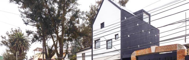 DMP Aquitectura, Xomali House, Mexico City, tiny house, small plot of land, social architecture, gabled-roofed home