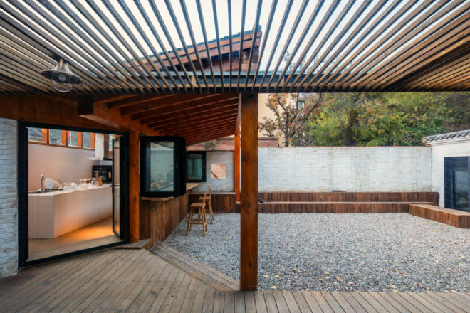 DL Atelier, Yi She Mountain Inn, wooden homes, green roof, chinese architecture, mountain retreats, mountain inns, off the grid escapes, locally-sourced materials, green materials, green building, chinese retreats, locally sourced bricks, green rooftop