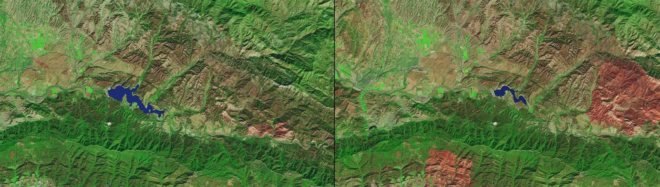 nasa, images of change, climate change, global warming, population growth, urbanization, geology