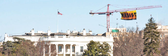 Greenpeace, White House, Donald Trump, protests, activism, Karen Topakian, Greenpeace U.S.A.