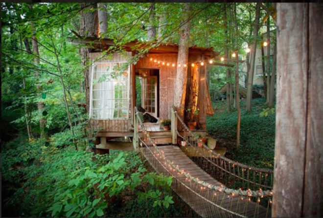 treehouse, tiny house, vacation tiny homes, stylish tiny homes