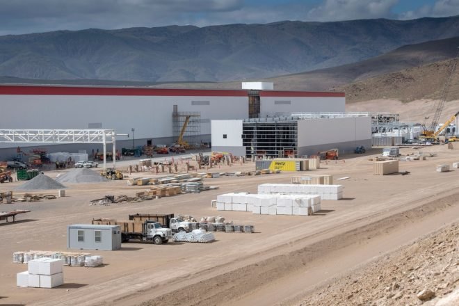 Tesla, Gigafactory, Elon Musk, electric vehicles, lithium-ion batteries