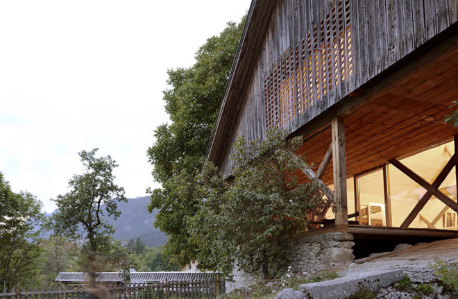 OFIS architects, barn renovation, ambienti, barn homes, green renovations, barn renovations, interior design, wood architecture, slovenian architecture, locally-sourced materials, green barn renovations, green design, barn design, loft designs, moveable walls, sliding walls, repurposed materials, repurposed barns,