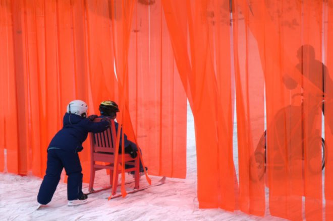 Atelier ARI, open borders, Donald Trump, mexico wall, trump politics, wall architecture, art, protest art, political art installations, Winnipeg Warming Huts, hut designs, trump antimovement, trump politics, art against trump, artists against trump, protest art