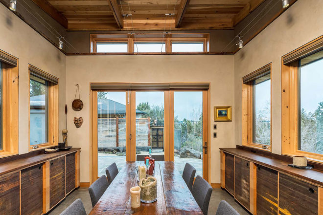 Desert Rain House, Desert Rain House by Tozer Design, Tozer Design, Elliott Scott, Barbara Scott, Living Building Challenge, Living Building, Living Building certification, LEED Platinum, LEED certified, Bend, Oregon, green home, green house, sustainable home, sustainable house, sustainable architecture, green architecture, architecture, sustainable design, green design, design