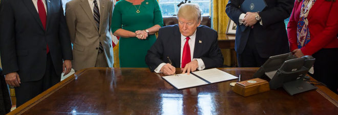 President Donald Trump, Donald Trump, Trump, executive order, executive orders, order, orders, climate, water, water pollution, environment, greenhouse gas emissions, coal, fossil fuel, fossil fuels, waterways, development, government, politics, policy, President Barack Obama, Barack Obama, Obama