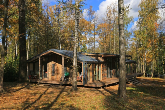 Dubldom by BIO Architects, DublDom 2.110 cabin, Dubldom prefab architecture, Dubldom prefab cabin, Dubldom Russian company, BIO Architects prefabricated architecture, prefab architecture in Russia,