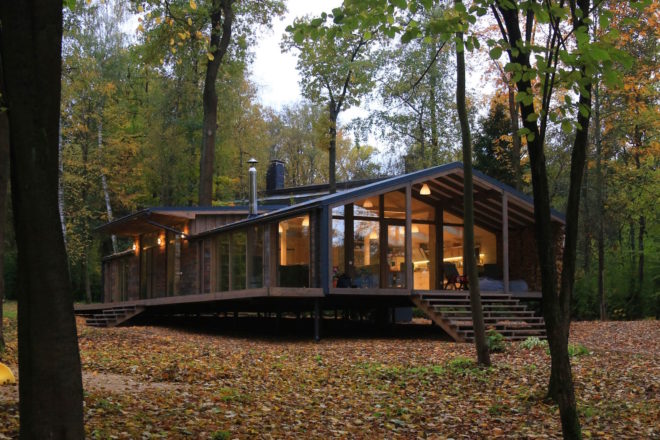 Dubldom by BIO Architects, DublDom 2.110 cabin, Dubldom prefab architecture, Dubldom prefab cabin, Dubldom Russian company, BIO Architects prefabricated architecture, prefab architecture in Russia,