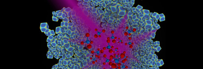 Duke University, nanoparticles, rhodium nanoparticles, light, LED light, ultraviolet light, ultraviolet LED light, chemistry, chemical reaction, catalysis, catalyst, carbon dioxide, fuel, methane, alternative energy, science