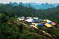 1+1>2 architects, Jungle Flower by 1+1>2, Lung Luong elementary school, Jungle Flower school, Jungle Flower school in Lung Luong, school design by 1+1>2, north Vietnam projects by 1+1>2, rammed earth school, bamboo school, Thai Nguyen Province school