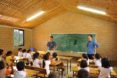 1+1>2 architects, Jungle Flower by 1+1>2, Lung Luong elementary school, Jungle Flower school, Jungle Flower school in Lung Luong, school design by 1+1>2, north Vietnam projects by 1+1>2, rammed earth school, bamboo school, Thai Nguyen Province school