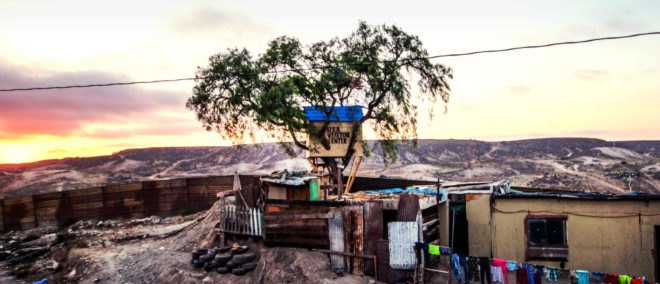 Chim↑Pom, USA Visitor Center, public art, protest art, mexican immigrants, usa immigration policy, trumps ban on immigrants, tijuana border, usa wall with mexico, mexico wall, artist collectives, japanese artist collective