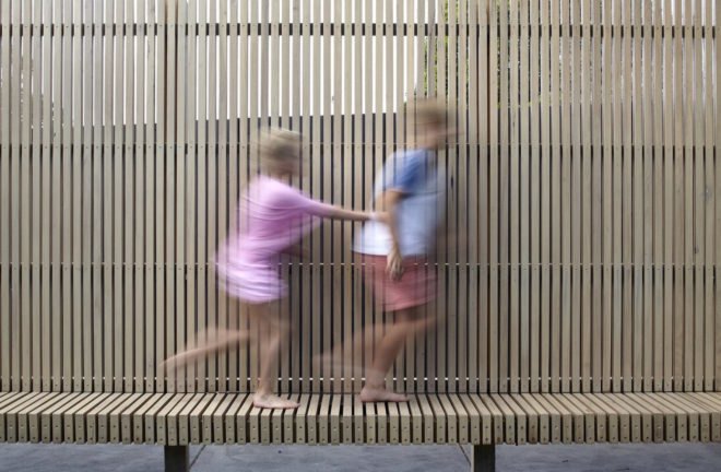 Lean to House by Warc Studio, lean to house extension design, contemporary lean to extension, sustainable lean to extension, Oakleigh lean to extension, timber fins for solar shades,