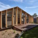 Lean to House by Warc Studio, lean to house extension design, contemporary lean to extension, sustainable lean to extension, Oakleigh lean to extension, timber fins for solar shades,