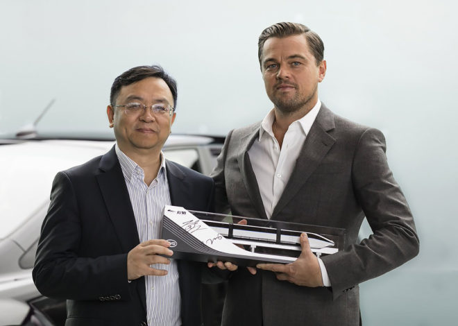 Leonardo DiCaprio, Leo DiCaprio, DiCaprio, BYD, BYD Company, electric vehicle, electric vehicles, electric car, electric cars, China, brand ambassador, climate change, climate action, global warming