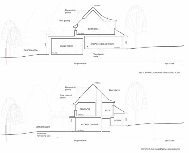 Lloyd House case study, Lloyd House sustainability, Lloyd House by Koru Architects, passive solar architecture, zero carbon architecture, plus energy housing, plus energy architecture, surplus renewable energy houses, sustainable architecture in the UK