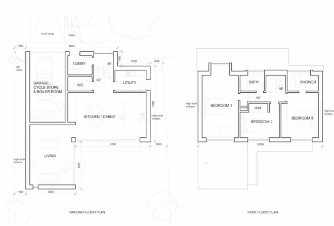 Lloyd House case study, Lloyd House sustainability, Lloyd House by Koru Architects, passive solar architecture, zero carbon architecture, plus energy housing, plus energy architecture, surplus renewable energy houses, sustainable architecture in the UK