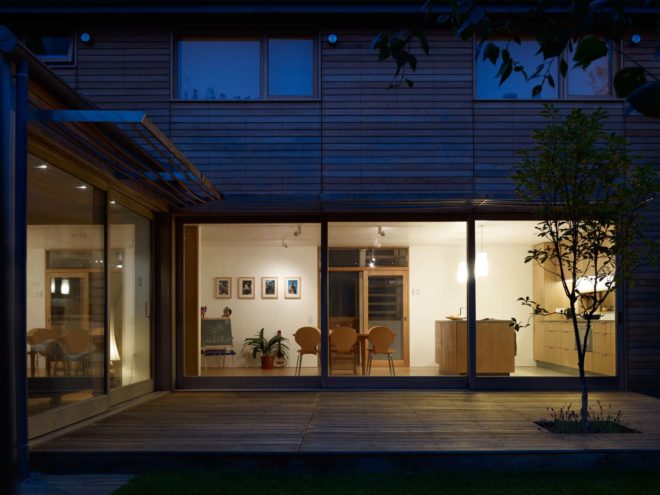 Lloyd House case study, Lloyd House sustainability, Lloyd House by Koru Architects, passive solar architecture, zero carbon architecture, plus energy housing, plus energy architecture, surplus renewable energy houses, sustainable architecture in the UK