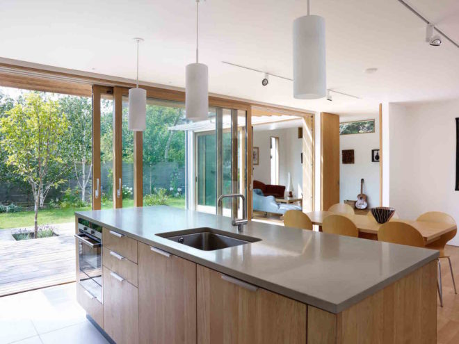 Lloyd House case study, Lloyd House sustainability, Lloyd House by Koru Architects, passive solar architecture, zero carbon architecture, plus energy housing, plus energy architecture, surplus renewable energy houses, sustainable architecture in the UK