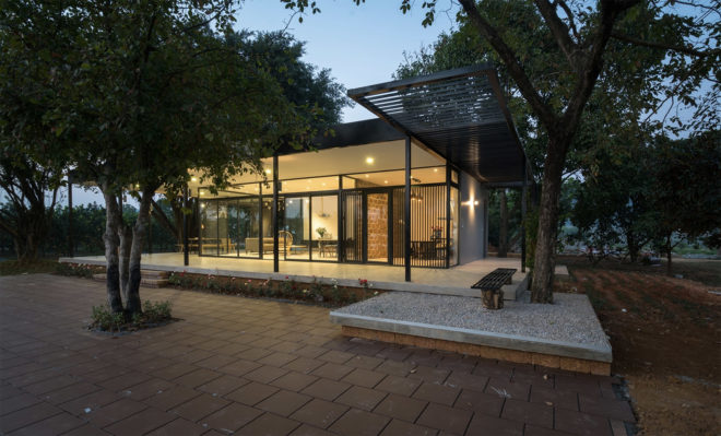 Nguyen Huy Hai, Do Van Thoan, Nguyen Ngoc Quynh, Nguyen Dac Nguyen, Nguyen Dang Quang, Ba Vi mountain, green space, solar gain, Mian Farm Cottage, Idee Architects,