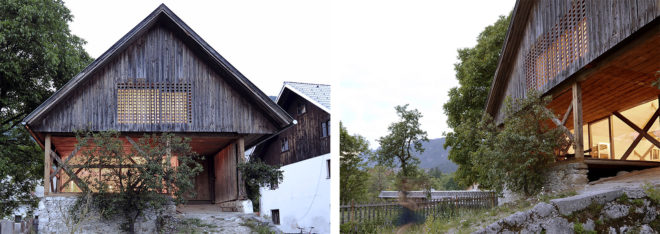 OFIS architects, barn renovation, ambienti, barn homes, green renovations, barn renovations, interior design, wood architecture, slovenian architecture, locally-sourced materials, green barn renovations, green design, barn design, loft designs, moveable walls, sliding walls, repurposed materials, repurposed barns,