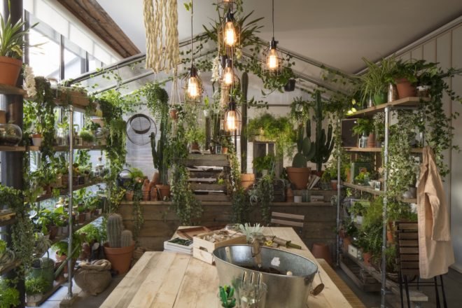 Outside In House by Pantone and Airbnb, Outside In House in London, Outside in House Airbnb, Pantone Color of the Year house, Greenery house in London, nature-filled homes, nature-filled apartments, nature-filled Airbnb, Clerkenwell Outside in House, Clerkenwell nature-filled home,