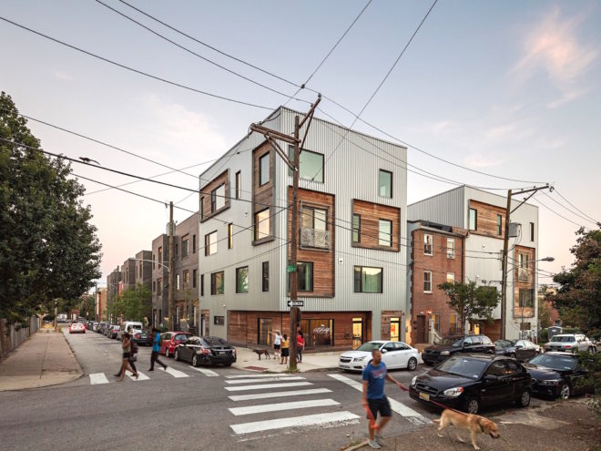 Powerhouse by ISA, Folsom Powerhouse by ISA, Folsom Powerhouse by Interface Studio Architects, LEED Platinum Powerhouse, LEED Platinum in Francisville, stormwater management in Philadelphia, Philadelphia LEED housing