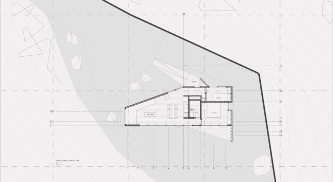 RF C9 by Gonzalo Iturriaga, alpine architecture by Gonzalo Iturriaga, alpine architecture in Chile, contemporary alpine architecture, blackened pine cabin, modern alpine cabin, mountaineer refuge in San Esteban, RF C9 in Chile, RF C9