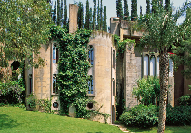 Cement Factory home, Cement Factory turned into a home, adaptive reuse factory, Ricardo Bofill house, Ricardo Bofill renovated cement factory, renovated factories into housing, Ricardo Bofill La Fabrica
