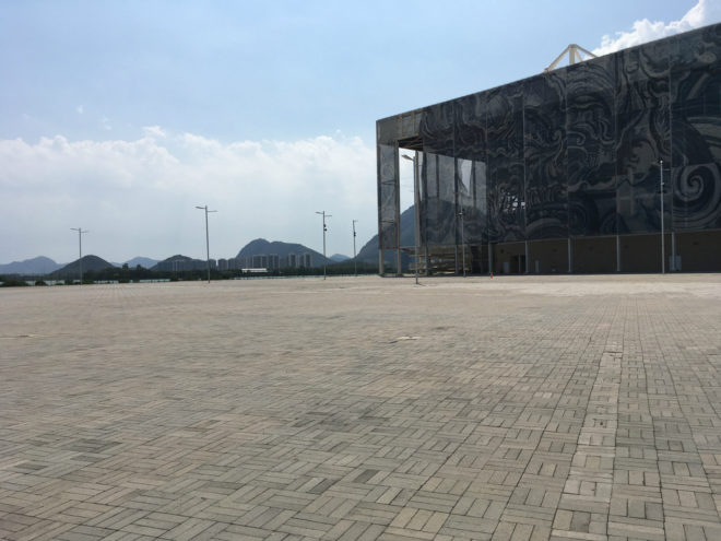 rio olympics, rio olympic park, olympic park abandoned, 2016 summer games, 2016 olympics arena, rio arenas, vila autodroma, brazil olympics
